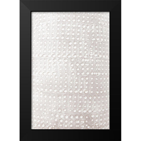 Pattern Clay_1 Black Modern Wood Framed Art Print by 1x Studio III