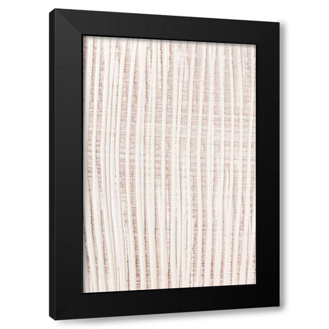 Clay Pattern Black Modern Wood Framed Art Print with Double Matting by 1x Studio III