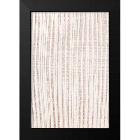 Clay Pattern Black Modern Wood Framed Art Print by 1x Studio III
