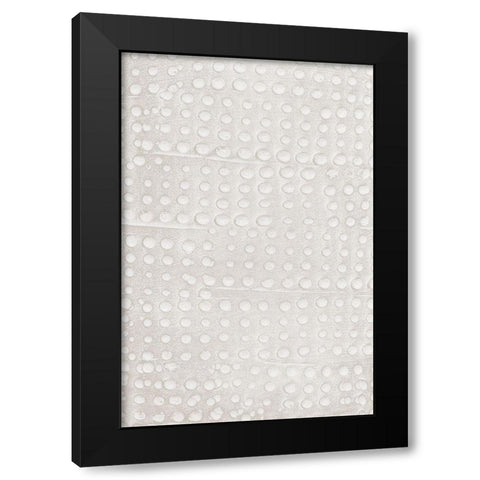 Clay Pattern_2 Black Modern Wood Framed Art Print by 1x Studio III
