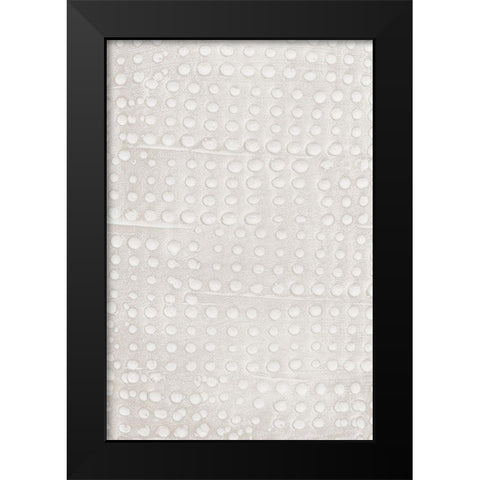 Clay Pattern_2 Black Modern Wood Framed Art Print by 1x Studio III