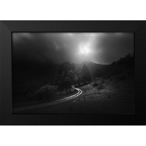 A Fleeting Moment Of Grace Black Modern Wood Framed Art Print by Manini, Filippo
