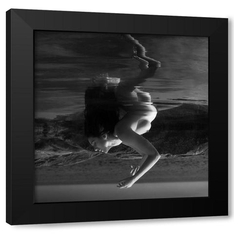 Venus Dancing After Birth (Part 2) Black Modern Wood Framed Art Print by Lazzarotti, Paolo