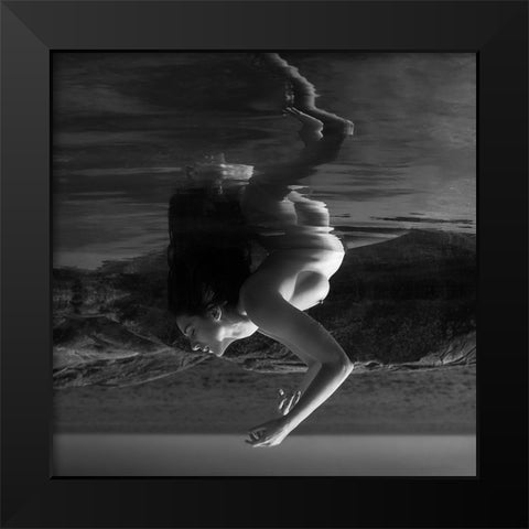 Venus Dancing After Birth (Part 2) Black Modern Wood Framed Art Print by Lazzarotti, Paolo