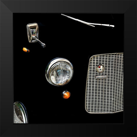 Do-It-Yourself Car Black Modern Wood Framed Art Print by Corte, Raffaele