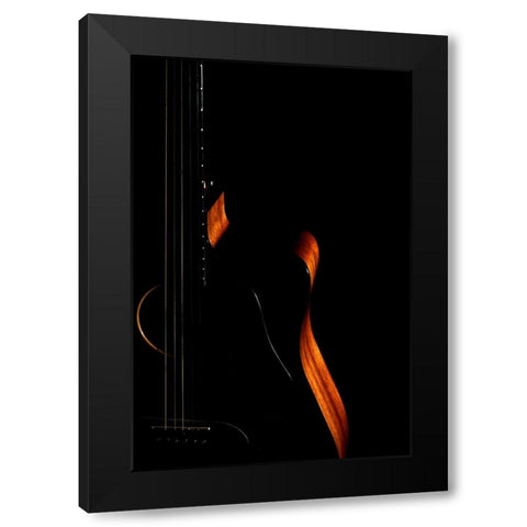 Curves. Black Modern Wood Framed Art Print by Taylor, Chris