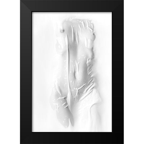 Purity Black Modern Wood Framed Art Print by Belokonov, Boris