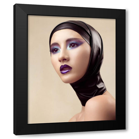 Feng Black Modern Wood Framed Art Print with Double Matting by Diaz, Anderson