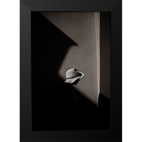 Incinerate Black Modern Wood Framed Art Print by Barone, Vincenzo