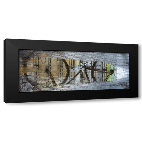 After The Rain Black Modern Wood Framed Art Print by Erkmen, Ugur