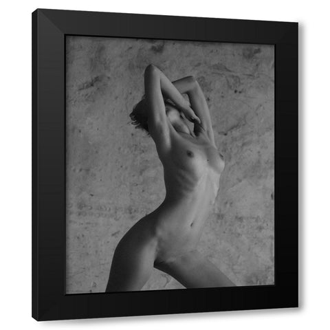 Untitled Black Modern Wood Framed Art Print with Double Matting by Pereverzov, Alexander