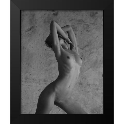 Untitled Black Modern Wood Framed Art Print by Pereverzov, Alexander