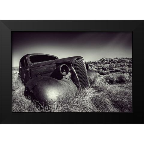 Disposed Black Modern Wood Framed Art Print by Kreiten, Mike