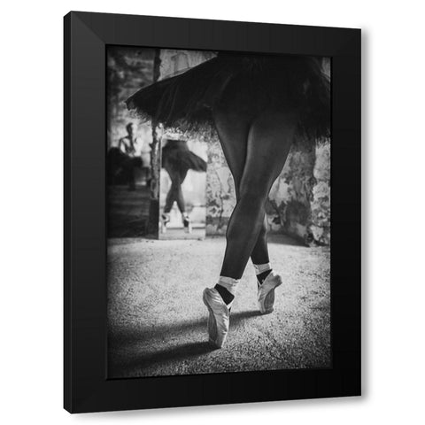legs in a mirrow Black Modern Wood Framed Art Print with Double Matting by Schleicher-Schwarz, Roswitha