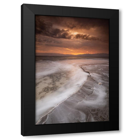 Salt Shelf Black Modern Wood Framed Art Print with Double Matting by Ehrlich, Amir
