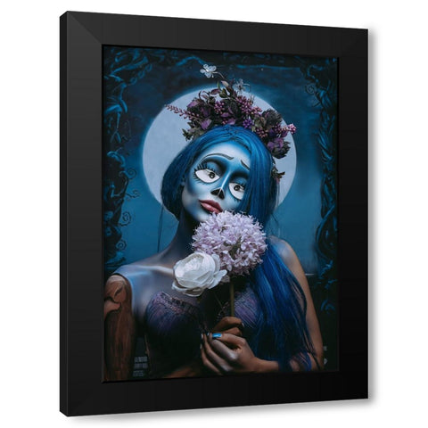 Corpse Bride Black Modern Wood Framed Art Print with Double Matting by Behzadi Boroujeni, Amir