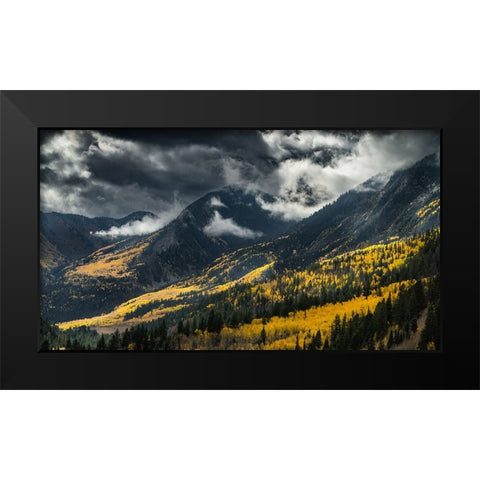 Untitled Black Modern Wood Framed Art Print by Ali Amir, Abbas
