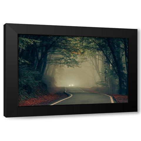 Untitled Black Modern Wood Framed Art Print by Tiryakioglu, Mustafa