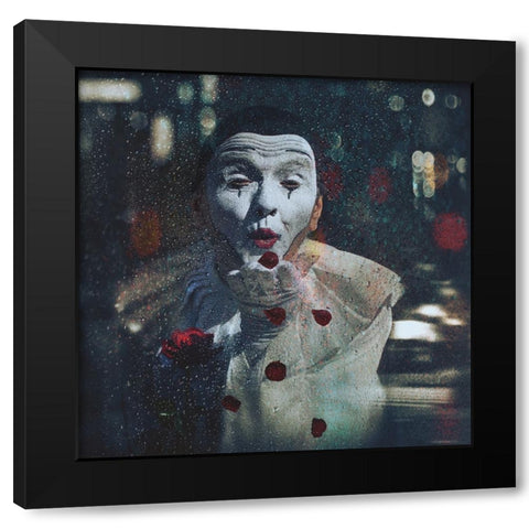 Despite the bad weather .. Black Modern Wood Framed Art Print by Simongulashvili, Natalia