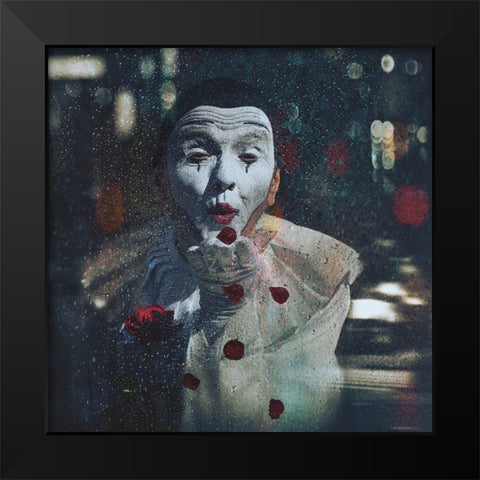 Despite the bad weather .. Black Modern Wood Framed Art Print by Simongulashvili, Natalia