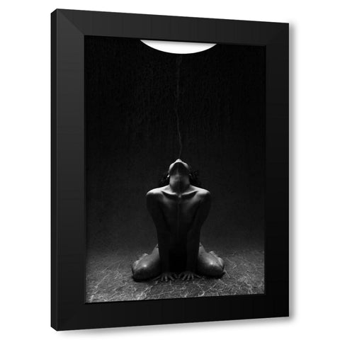 Struck Black Modern Wood Framed Art Print by Benvenuti, Laura