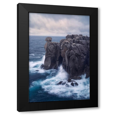 Folds A Creases Black Modern Wood Framed Art Print with Double Matting by Lost in Woodlands