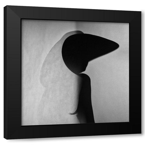 Chinese paper theater Black Modern Wood Framed Art Print with Double Matting by Patrascan, Gabriela