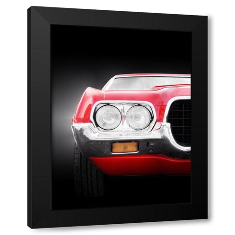Us Classic Car 1972 Ranchero Pickup Truck Black Modern Wood Framed Art Print with Double Matting by Gube, Beate