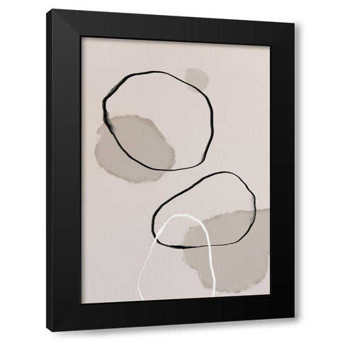 splash rings_004 Black Modern Wood Framed Art Print with Double Matting by 1x Studio II
