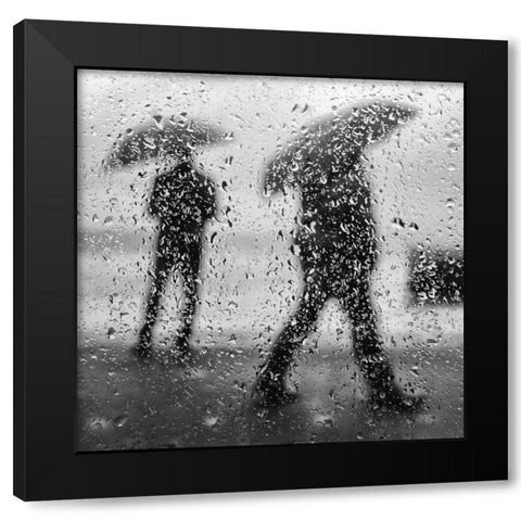 * Black Modern Wood Framed Art Print by Melo, Josefina