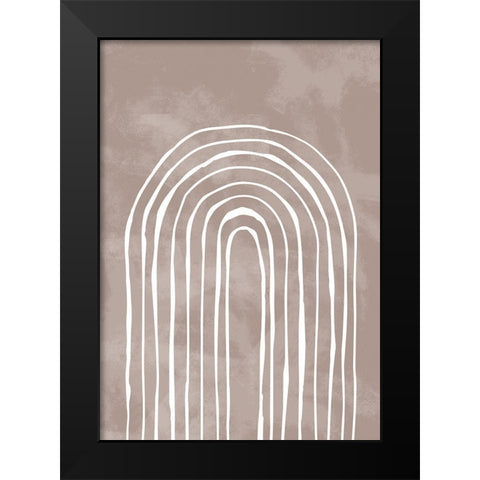 Arch_one way_003_white Black Modern Wood Framed Art Print by 1x Studio II