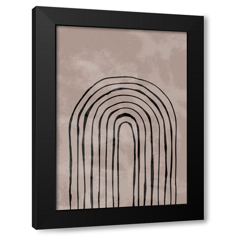 Arch_one way_004_black Black Modern Wood Framed Art Print by 1x Studio II