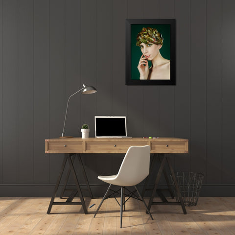 shellfish Black Modern Wood Framed Art Print by Allmaier, Michael
