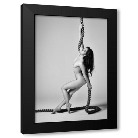 Lily Rae, Melbourne 2020 Black Modern Wood Framed Art Print with Double Matting by Fritz, Ray
