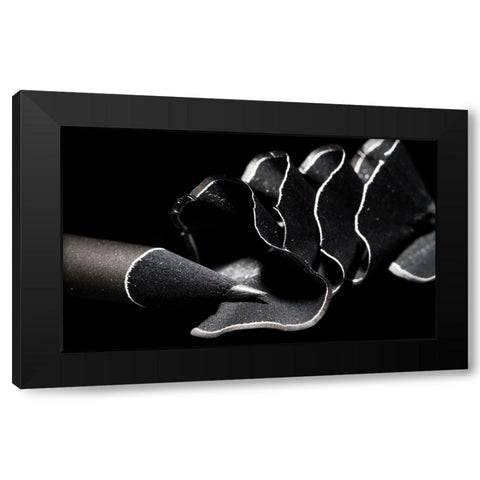 Dance invitation Black Modern Wood Framed Art Print with Double Matting by Bulus, Razvan