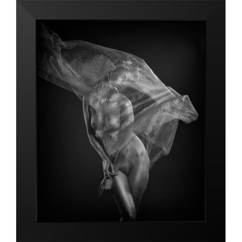 Endless Dream Black Modern Wood Framed Art Print by Yang, James