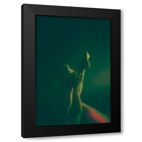 Limbs Black Modern Wood Framed Art Print by yuimei