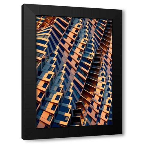 The light before the storm Black Modern Wood Framed Art Print by Wechsler, Robin