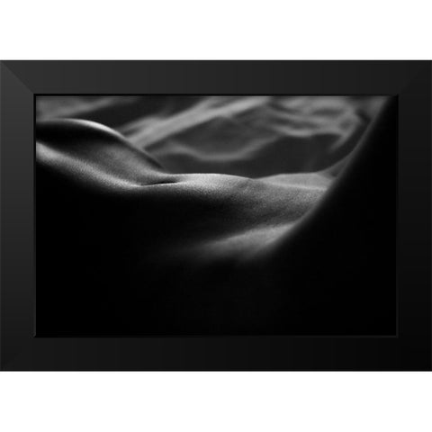 A Rainy Morning Black Modern Wood Framed Art Print by Kondo, Masami