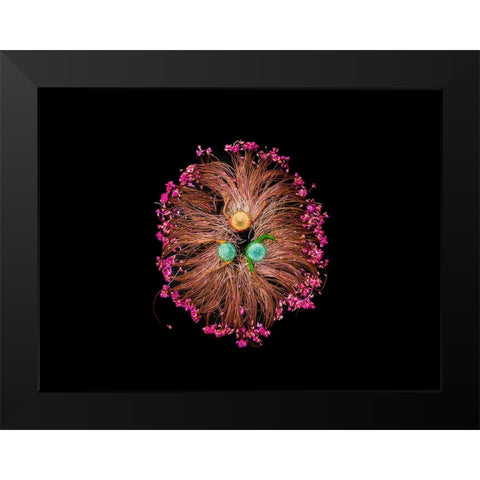 COLORS OF LIFE Black Modern Wood Framed Art Print by Adikary, Sujon