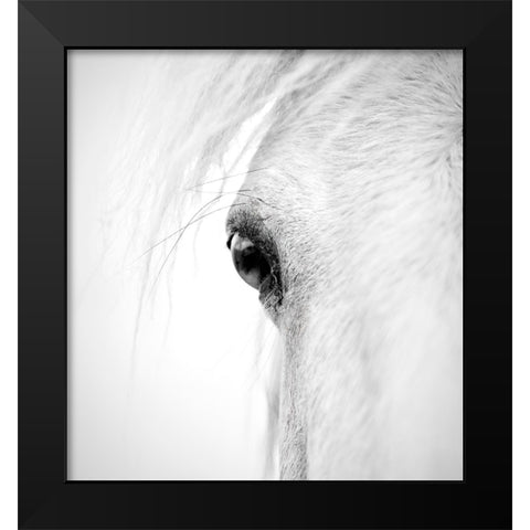 Hose eye Black Modern Wood Framed Art Print by Zhao, Alex