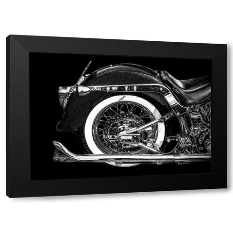 Harley Black Modern Wood Framed Art Print with Double Matting by Philippe, Laruelle