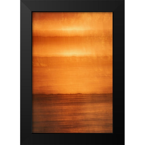 Golden Hour Black Modern Wood Framed Art Print by Buelow, Beth