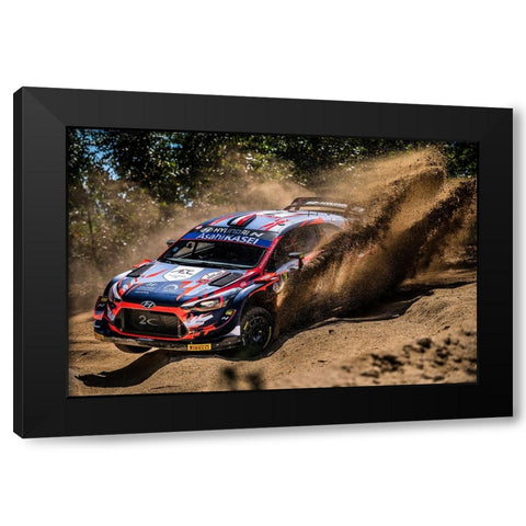 Maximum Attack Black Modern Wood Framed Art Print with Double Matting by Flavius, Croitoriu