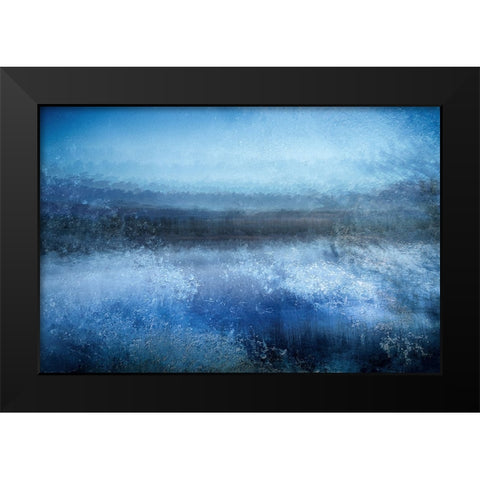 Winter Is Cold As Ice Black Modern Wood Framed Art Print by Bouhuijzen, Ina