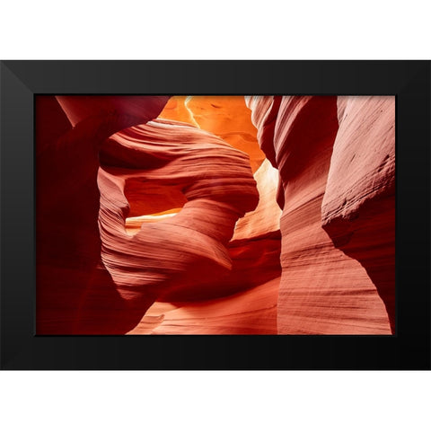 Natural Sculpture Black Modern Wood Framed Art Print by Woo Ryu, Shin