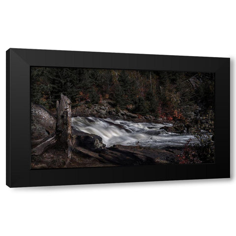The Witness Black Modern Wood Framed Art Print with Double Matting by Zhao, Qing