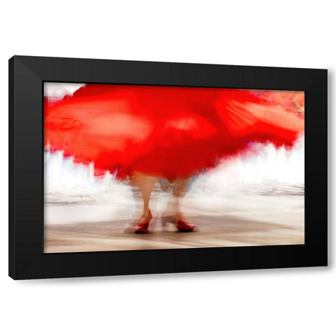 Spanish Emotions Black Modern Wood Framed Art Print with Double Matting by Ruckert, Stephan