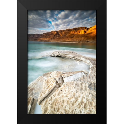 Broken Bay Black Modern Wood Framed Art Print by Ehrlich, Amir