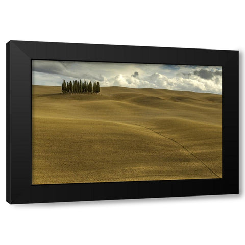 Tuscany Black Modern Wood Framed Art Print by Uhlig, Dieter
